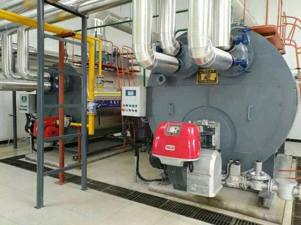 信阳粮业2台8吨燃气冷凝锅炉